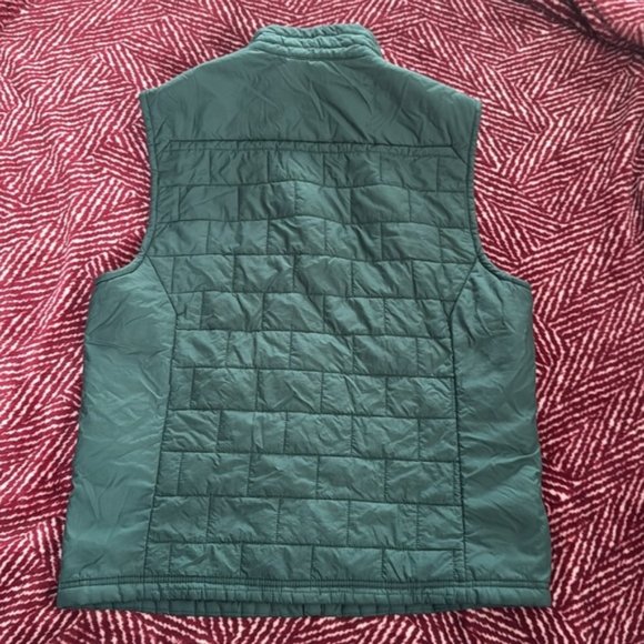Vintage Abercrombie & Fitch Down Quilted Vest Jacket Mens Size M Green - Picture 6 of 9